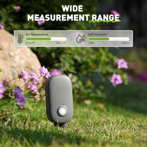 2 in 1 Bluetooth Plant and Soil Moisture Meter Bluetooth App Control - Image 4