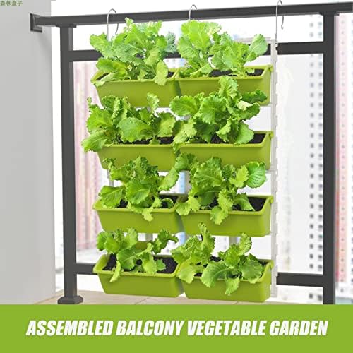 Gdrasuya10 Hanging Pots for Plants Indoor Vertical Garden Wall Planter, Wall Mounted Hanging Planter for Indoor/Outdoor - Image 2
