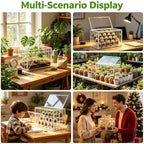 Clear Plant Growing Cabinet Tabletop Nursery Enclosure with Top - Image 4