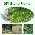 Plant Stakes 6ft, Steel Garden Stakes 6 Feet 25 Pack, Sturdy Plant Support for Climbing Plants, Tomatoes, Beans, Cucumbers, Peppers, Flowers, Potted, Strengthen and Stem to Grow Better - Image 6
