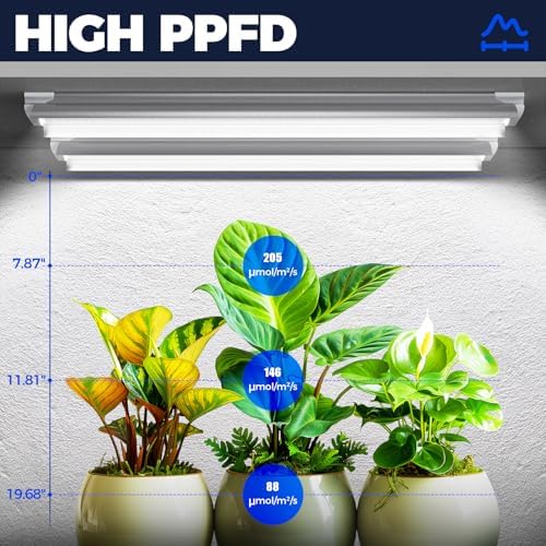 Barrina T8 Grow Lights, 2FT 5000K White Full Spectrum Plant Lights, 6 Packs - Image 2