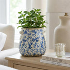 Dosayes Vintage Planter & Vase with Drainage,Ceramic Pot for Plant - Image 5