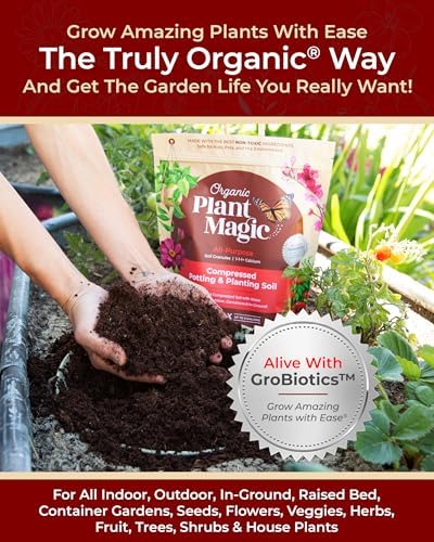 Compressed Organic Potting Soil for Garden, Plants & Vegetables - Expands 4x When Mixed with Water - Indoor or Outdoor Use - Plant Food Mix Derived from Natural Coconut Coir & Worm Castings Fertilizer - Image 3