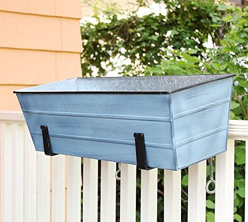 Achla Designs C-20NB Window Box, Medium, Nantucket Blue - Image 6