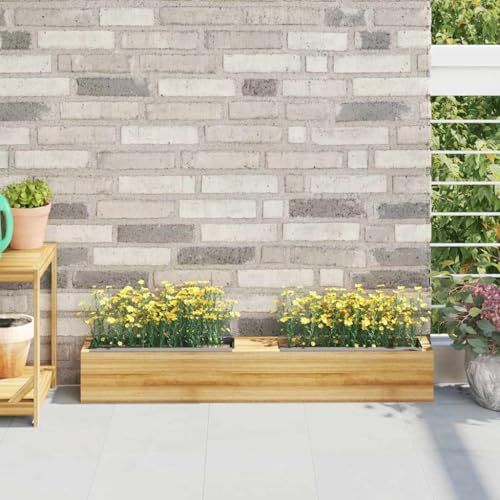12 Pack Gray Polypropylene Flower Box Set 14.2 in Planters - Image 2