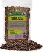 Premium Potting Mix for Olive Trees by Gardenera - Maximized Nutrient Retention and Growth Potential - 5 Quart by Gardenera