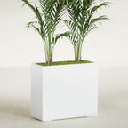 Greenline Alice Tall Rectangular Fiberglass Planter, Outdoor Planter Box - Image 2