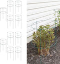 MTB Supply 10 Pack 36" x 18" Peony Double Ring Plant Support,Plant Support Stakes for Tomatoes Peony Lily Rose Plant Support Rings Peony Cages for Outdoor Plants Flowers Vegetables by MTBSUPPLY