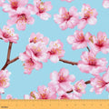 Cherry Blossom Fabric By The Yard, Japanese Floral Upholstery Fabric for by Erosebridal