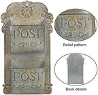 All Chic Metal Wall Planter Outdoor Wall Planter Rustic Wall Mount Planter Wall Hanging Planter Outdoor Wall Planter for Farmhouse Garden Decor - Image 3