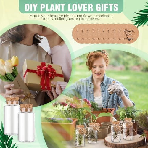 Baderke 48 Pack 3.54'' Plastic Plant Propagation Stations with Hole Lid - Image 6
