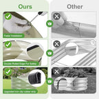 Galvanized Raised Garden Bed- 2Pcs 2x2x1FT Planter Boxes, Green - Image 4
