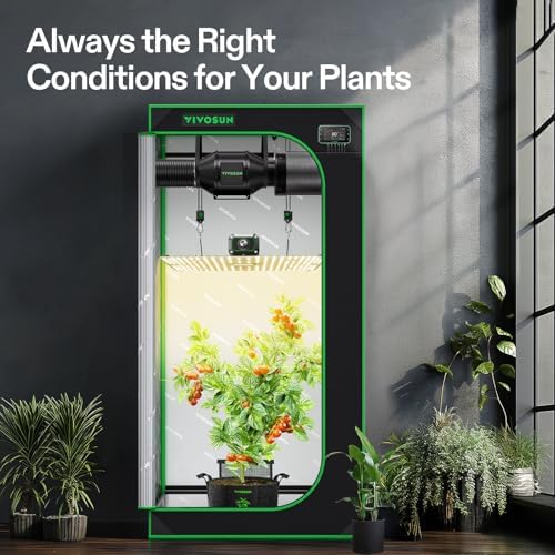 VIVOSUN Smart Grow Tent Kit 2.7x2.7ft 150W LED E42A+ Controller Grow System - Image 3