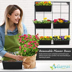 Vertical Wall Planter with 6 Removable Pots for Indoor or Outdoor - Image 4