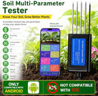 8 in 1 Soil Tester, Nitrogen, Phosphorus, Potassium Npk Tester, Ph, Moisture, Nutrient Conductivity, Ec Meter,High Accuracy Digital Sensitive,Soil Fertility Test - Image 2