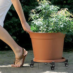 Plant Caddy With Wheels, Adjustable 14in to 21inch Heavy Duty Rolling Plant Dolly, Metal Plant Stand With 4 Lockable Caster Wheels, For Indoor Outdoor Pots Planter, Holds Up to 500 Lbs, Moving Dolly - Image 2