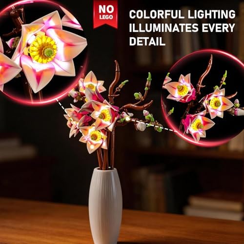 BRIKSMAX 2.0 Light Kit Compatible with Lego The Botanical Collection Magnolia Branches 11510 Building Sets - Original LED Lighting Kits (Accessories Only) for Display, Gifts & Collectors - Image 4