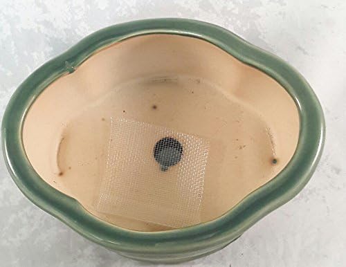 Bonsai Tree Pot creative design green 6 Inch Bonsai Pots with Trays- unique from Jmbamboo - Image 4