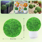 Faux Boxwood Decorative Balls Dia 14in, Artificial Grass Fake Plants, Decorative Balls for Home Decor, Small Artificial Plants, Garden Spheres Large Outdoor, Decorative Grass Ball Ornament - Image 7