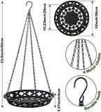 Enhon 4 Pack Plant Hanger, 12" Metal Hanging Planter for Indoor Plants - Image 2