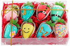 50PCS 8x5x2 Inch Clear Bakery Boxes with Window - Chocolate Covered Strawberries, Cookie, Cake, Brownie, Donut Boxes - Image 3