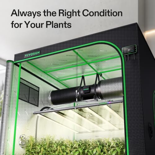 VIVOSUN GIY 5x5 Smart Grow Tent Kit WiFi-Integrated 750W LED Grow System - Image 2