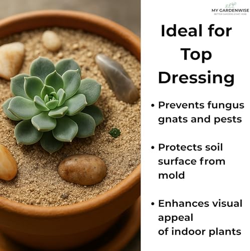 GARDENWISE Fine Sand for Plants – Horticultural Sand for Succulents, Cactus, Potting Mixes, Terrariums & Decorative Indoor Gardens, Made in USA (5 quarts - 14 lbs) - Image 3