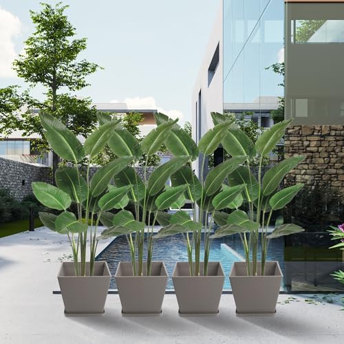 Kozyard 2Packs Taper Planter Indoor Outdoor Plant Pots - Image 5