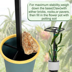 MorningRo 2 Pack 12 x 48 Inch Dragon Fruit Trellis Adjustable Garden Metal Plant Climbing Support with Wide Stretch Ties for Outdoor Vertical Gardens Vining Plants - Image 5