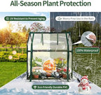PROWORX Mini Greenhouse 36"×18"×33" Small Greenhouse Seed Starting Waterproof Floor Mat Portable Greenhouse Patio Balcony and Garage Indoor & Outdoor - Image 3