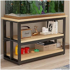 Side Table Fish Tank Stand, Terrarium Stand with Storage by Unknown