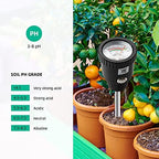 Soil pH Meter & Moisture Meter 300mm Long Electrode No Battery Needed - Image 3