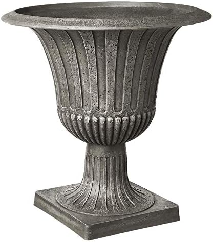 Arcadia Garden Products G50CT Worthington Urn, 20" x 21", Cement by PSW