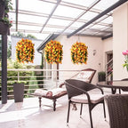 IINQCMY Artificial Flowers Fall Hanging Baskets Outdoors UV Resistant - Image 4