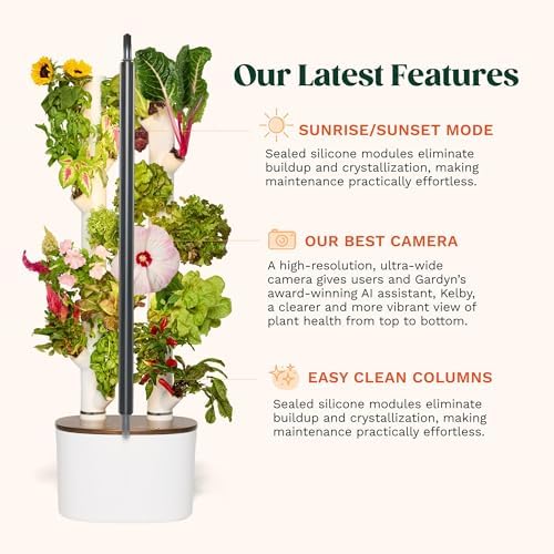 Gardyn Studio 2 Hydroponics Growing System - 16 Plants, Smart Tower - Image 4
