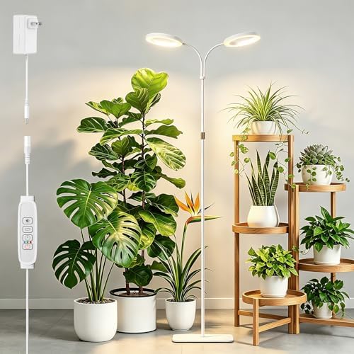 68" Full Spectrum Floor Grow Light with Stand for Tall& Large Indoor Plants by SDOVUERC