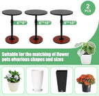 2 Pack Adjustable Plant Risers for Inside Pots, Pot Riser 13-21" Height - Image 3