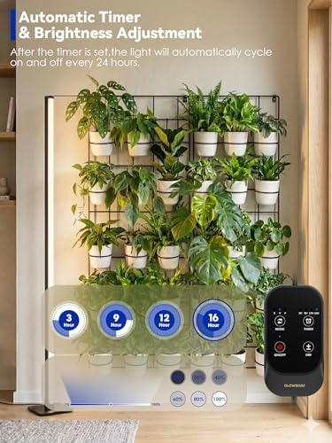 GLOWRIUM 60in Standing Grow Light, Vertical Grow Lights for Indoor Plants - Image 3