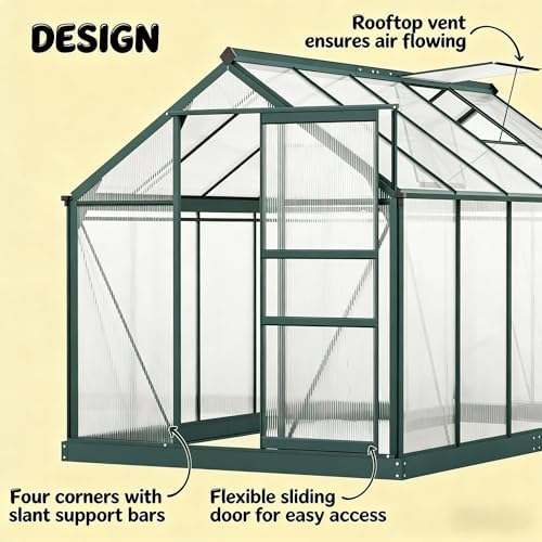 Portable Walk-in Greenhouse for Outdoors, Mini Grow Tent Plant Cabinet - Image 3