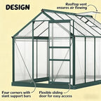 Portable Walk-in Greenhouse for Outdoors, Mini Grow Tent Plant Cabinet - Image 3