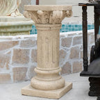 Vintage European Style Decorative Roman Column Pedestal Column Plant Stand - Image 3