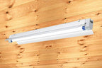 2-Pack T5 HO Grow Light - 1 Bulb Light System - Fluorescent Hydroponic Indoor Fixture Bloom Veg Daisy Chain with Bulbs (2 Foot & w/ Reflector (DL8021R 2pack), Cool White | Vegetative) - Image 3
