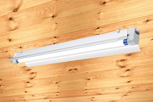 2-Pack T5 HO Grow Light - 1 Bulb Light System - Fluorescent Hydroponic Indoor Fixture Bloom Veg Daisy Chain with Bulbs (2 Foot & w/ Reflector (DL8021R 2pack), Cool White | Vegetative) - Image 3