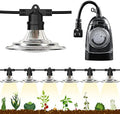 6-Light LED Grow Light Plant Growing Lamps with Timer, Outdoor Waterproof Grow Light String for Greenhouse, Full Spectrum Grow for Seeding Veg Flowers by Espird