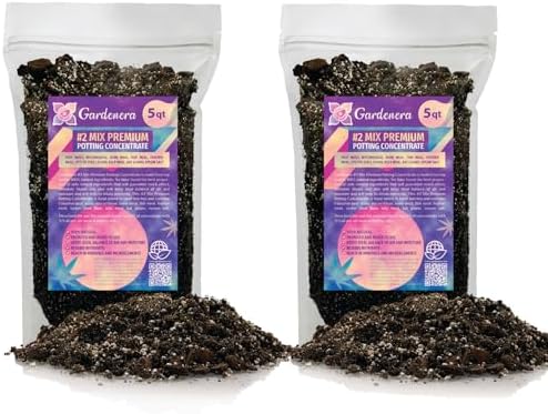 Gardenera Organic Photoperiod Plants Potting Soil Mix - Perfect Balance of Nutrients, Drainage, and Aeration for Thriving Photoperiod Plants - 10 Quart by Gardenera