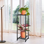 Plant Stand Indoor Outdoor, Wrought Iron Plant Stands 2 Tier Heavy Duty - Image 5
