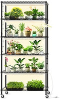 Bstrip DIY Plant Shelf with Grow Light, Adjustable, 29.5x13.8x70.9in by Bstrip