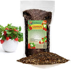 GARDENERA Superior Potting Soil Blend for Strawberry Plants - Optimal Blend for Thriving and Juicy Strawberries (5 Quart) by Gardenera