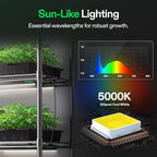 VIVOSUN T5 Grow Lights for Indoor Plants, 5000K Full Spectrum, 1FT - Image 4