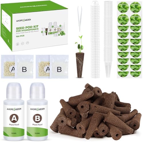 Ahopegarden Hydroponics Growing System with 166pcs Hydroponic Pods Kit - Image 6
